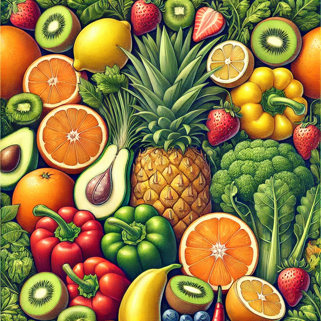 Alimentos ricos em vitamina C